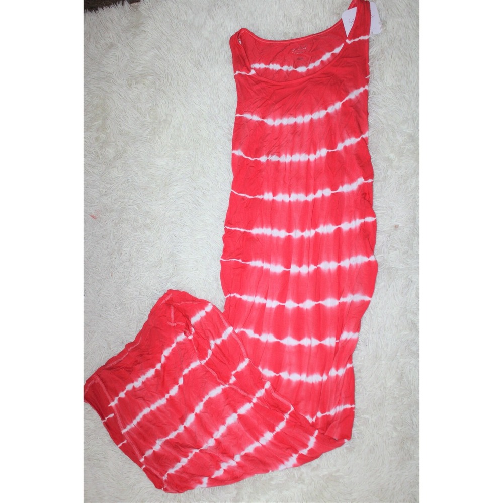 Isabel Maternity Womens size X-small XS Sundress Red Tie Dye NEW